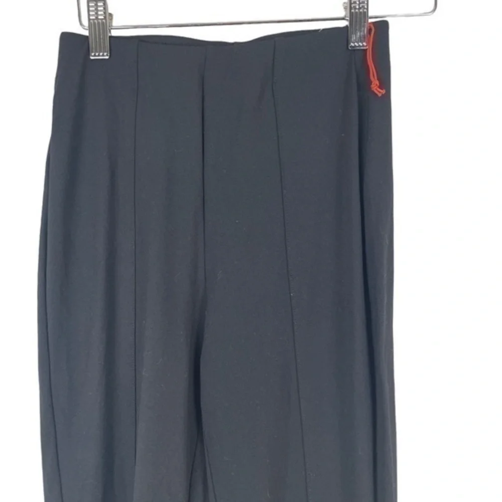 Open Edit Black Knit Split Hem Pants XXS NWT